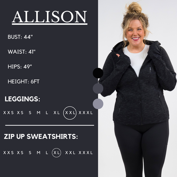 Rest Day Zip Up Sweatshirt | Charcoal - Ruby Rebellion