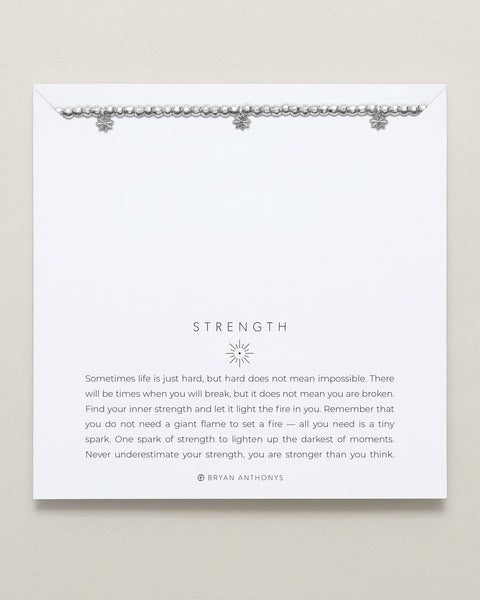 Strength Beaded Icon Bracelet