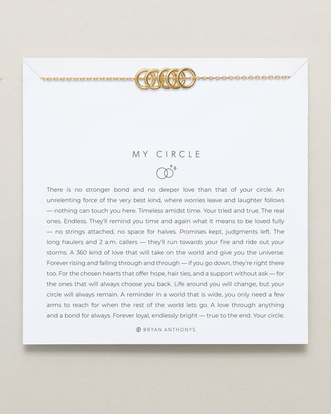 My Circle Dainty Bracelet