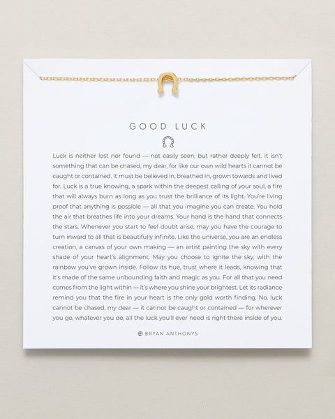 Good Luck Icon Necklace