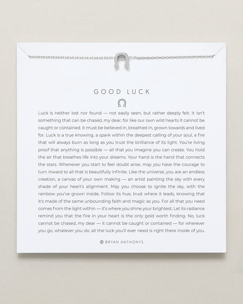 Good Luck Icon Necklace