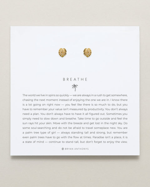 Breathe Stud Earrings