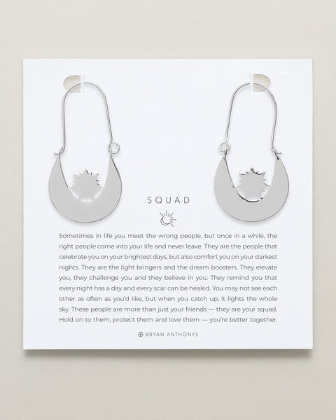 Squad Hoop Earrings