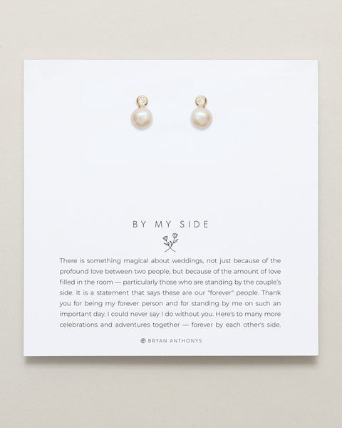 By My Side Pearl Studs