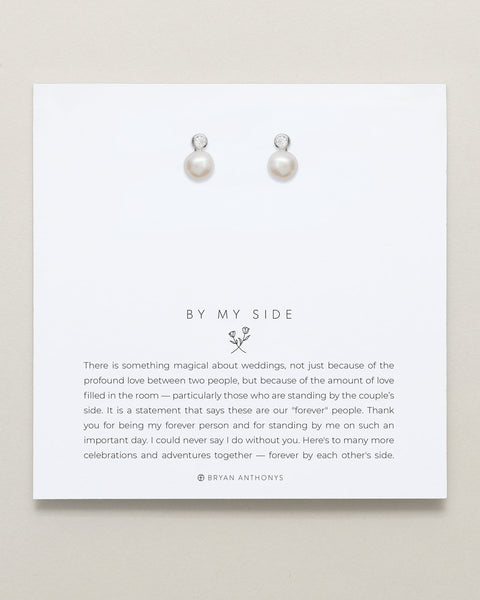By My Side Pearl Studs