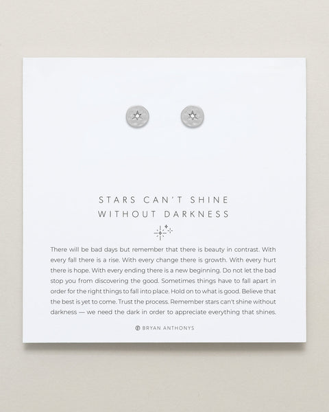 Stars Can't Shine Without Darkness Earrings
