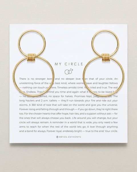 My Circle Statement Earrings