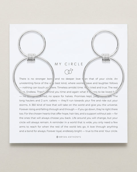 My Circle Statement Earrings