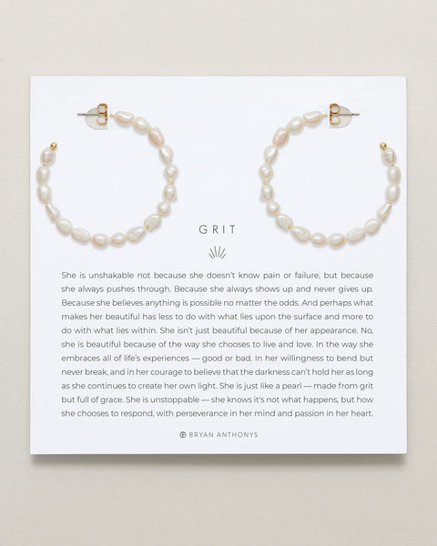 Grit Maxi Hoop Earrings