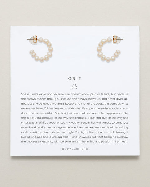 Grit Mini Hoop Earrings