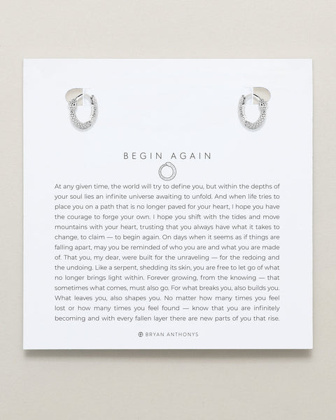 Begin Again Mini Hoop Earrings