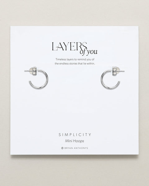 Simplicity Mini Hoop Earrings