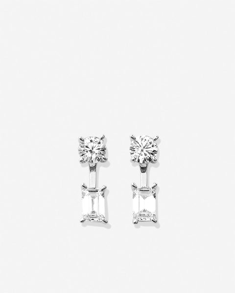 Beautifully Broken Emerald Cut Ear Jackets