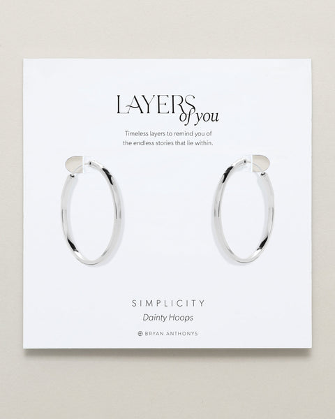 Simplicity Dainty Hoop Earrings