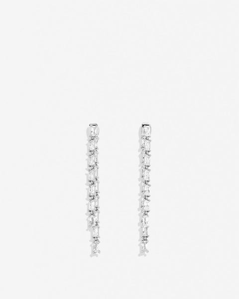 By My Side Baguette Chandelier Earrings