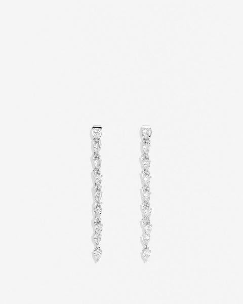 By My Side Pear Cut Chandelier Earrings