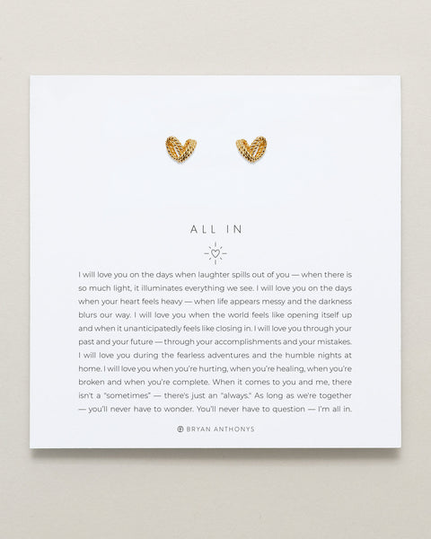 All In Stud Earrings