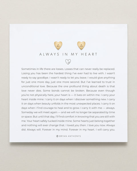 Always In My Heart Icon Stud Earrings