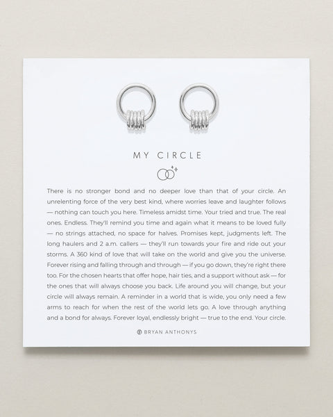 My Circle Drop Earrings