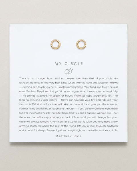 My Circle Stud Earrings