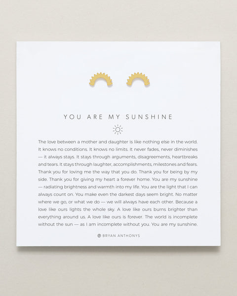 You Are My Sunshine Earrings