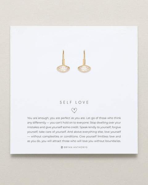 Self Love Marquise Drop Earrings