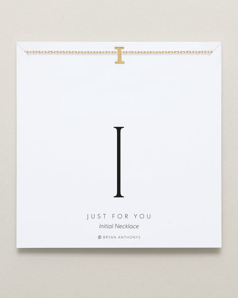 Just For You Initial Necklace — I
