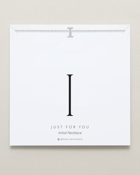 Just For You Initial Necklace — I