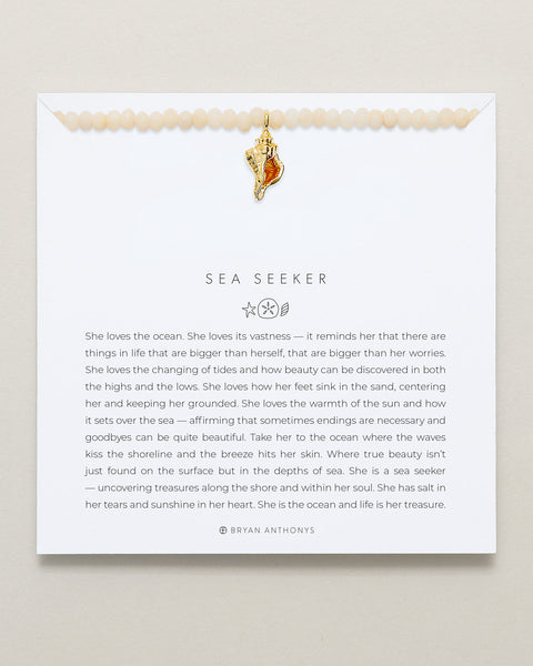 Sea Seeker Opal Beaded Necklace