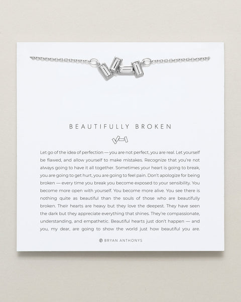 Beautifully Broken & Grit Layered Necklace Set