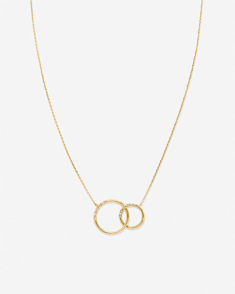 Family Interlocking Circles Necklace