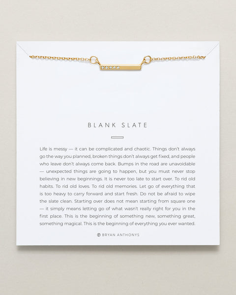 Blank Slate Necklace