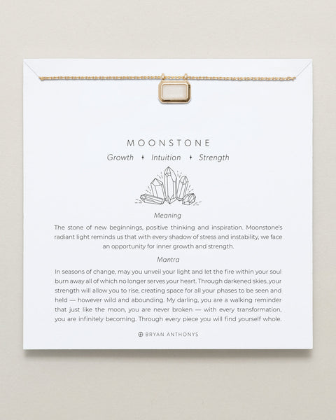 Healing Stone Necklace Moonstone