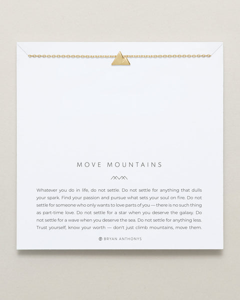 Move Mountains Necklace