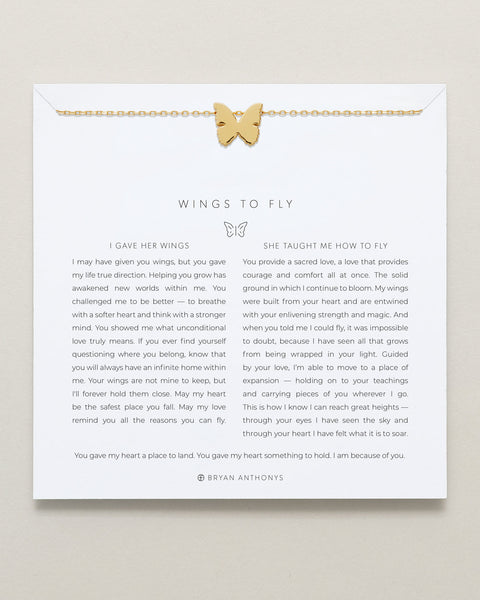 Wings to Fly Icon Necklace