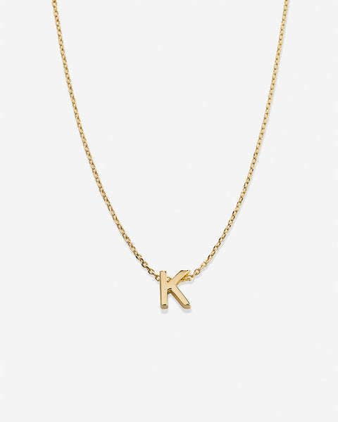 Just For You Initial Necklace — K