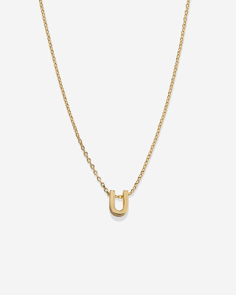 Just For You Initial Necklace — U