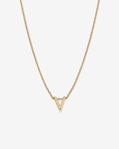 Just For You Initial Necklace — V