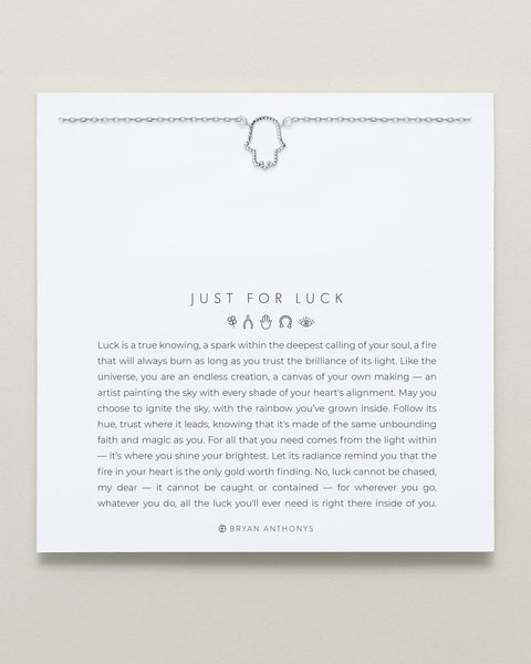 Just For Luck Hamsa Necklace