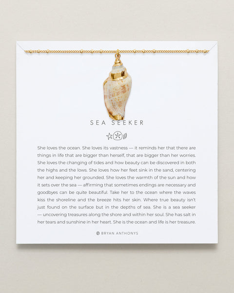 Sea Seeker Shell Necklace