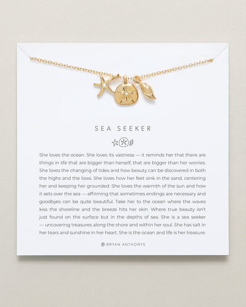 Sea Seeker & Pause Layered Necklace Set