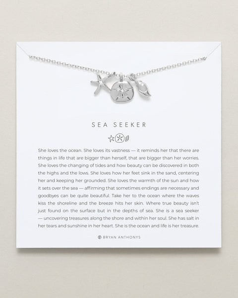 Sea Seeker & Grit Layered Necklace Set