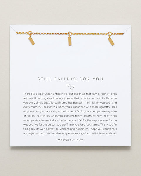 Still Falling For You Necklace