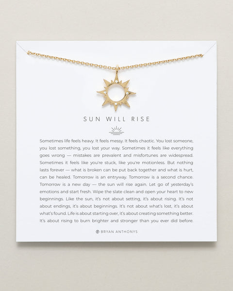 Sun Will Rise Necklace