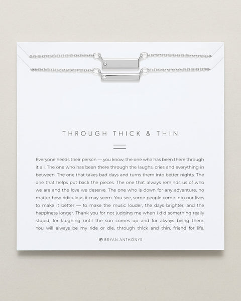 Through Thick & Thin Necklace Set