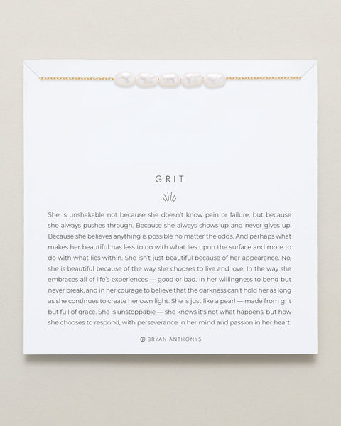 Grit Bead Necklace