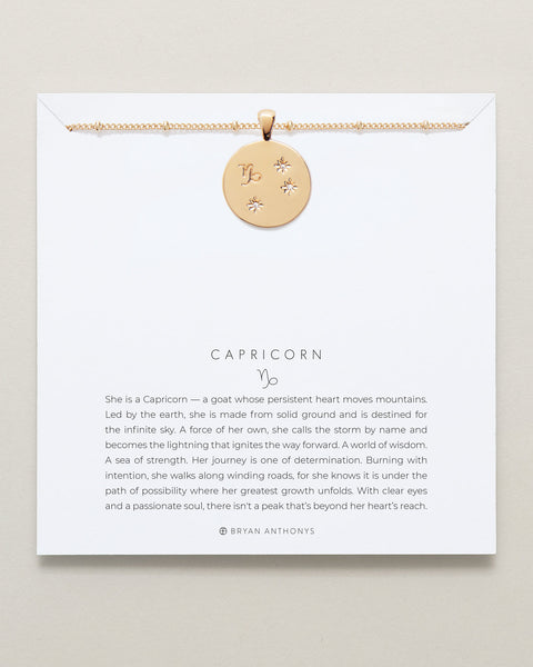 Capricorn — Zodiac Necklace