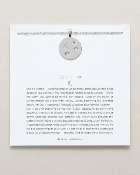 Scorpio — Zodiac Necklace