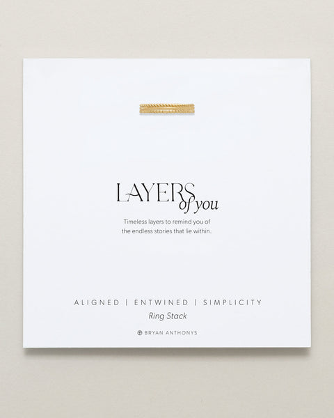 Layers of You Ring Stack