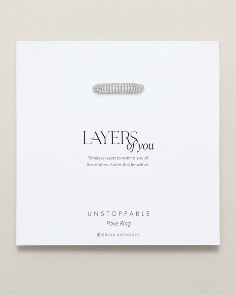 Unstoppable Pave Ring